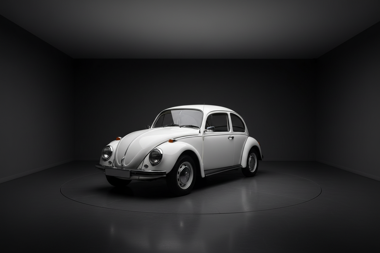 Podyumda Volkswagen Beetle